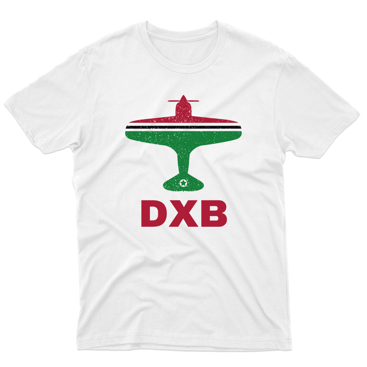 Fly Dubai DXB Airport Men's T-shirt | White