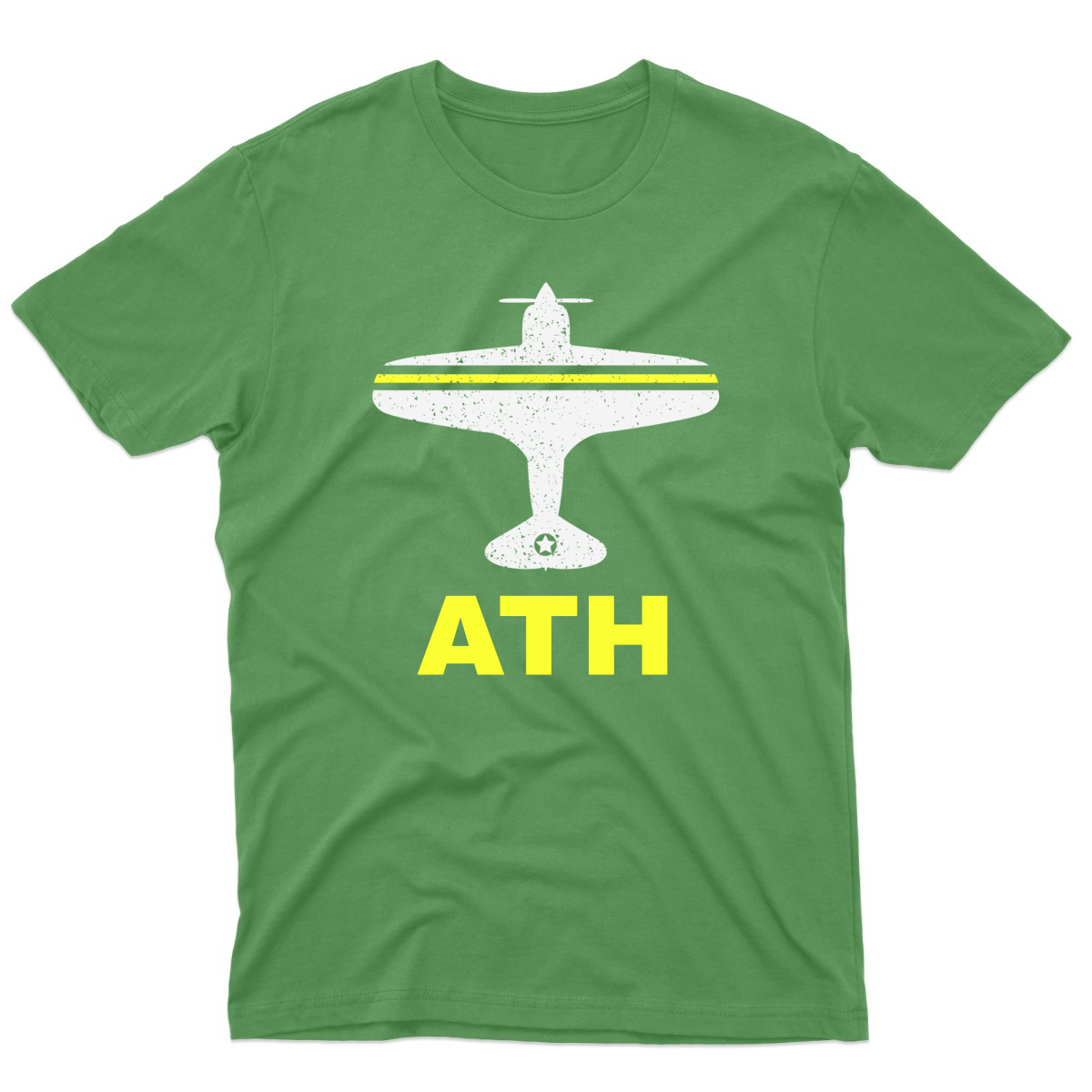 Fly Athens ATH Airport Men's T-shirt | Green