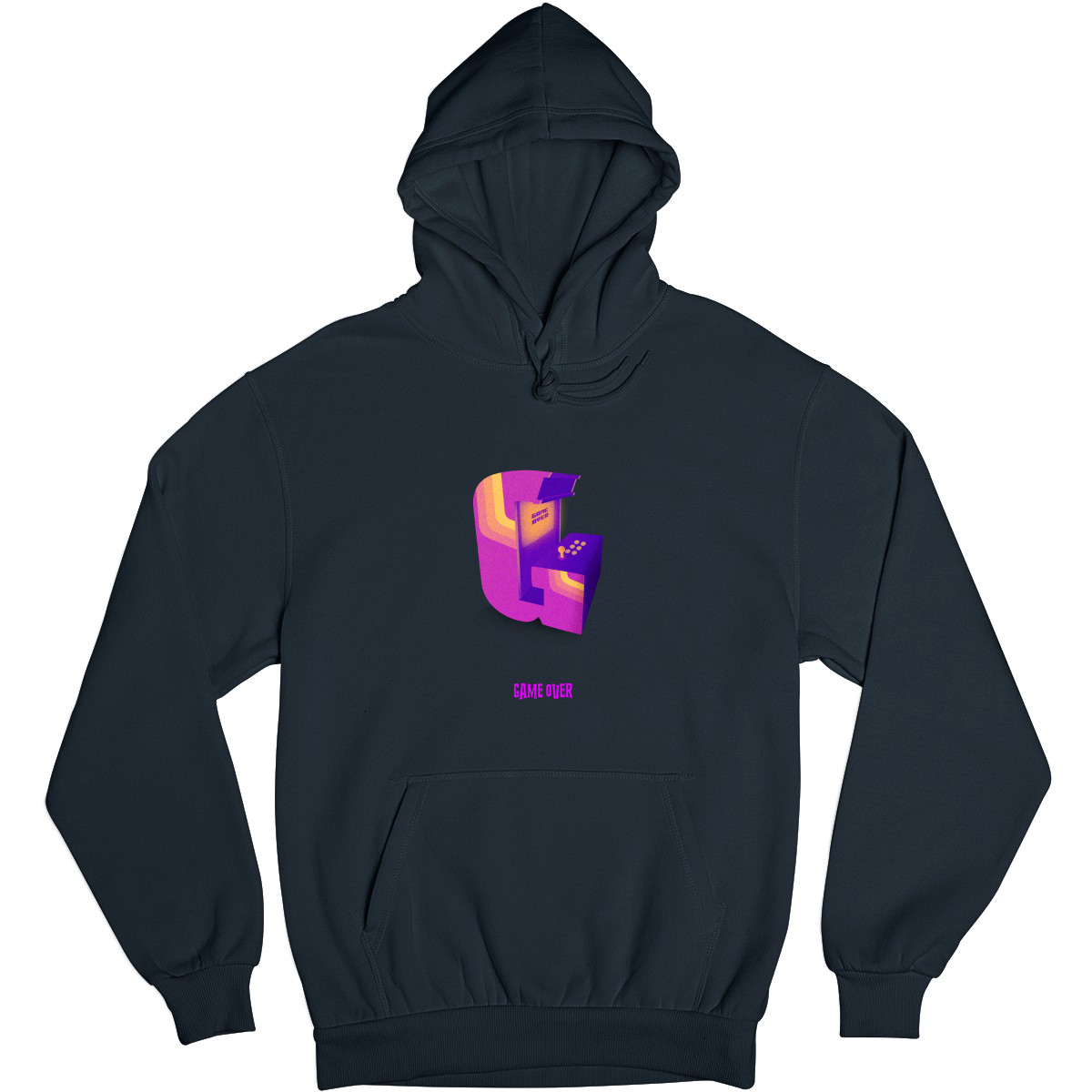Game Over Unisex Hoodie | Navy