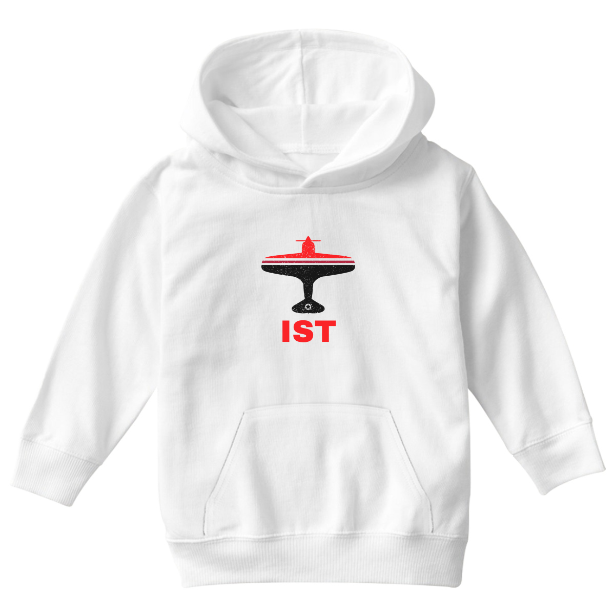 Fly Istanbul IST Airport Kids Hoodie | White