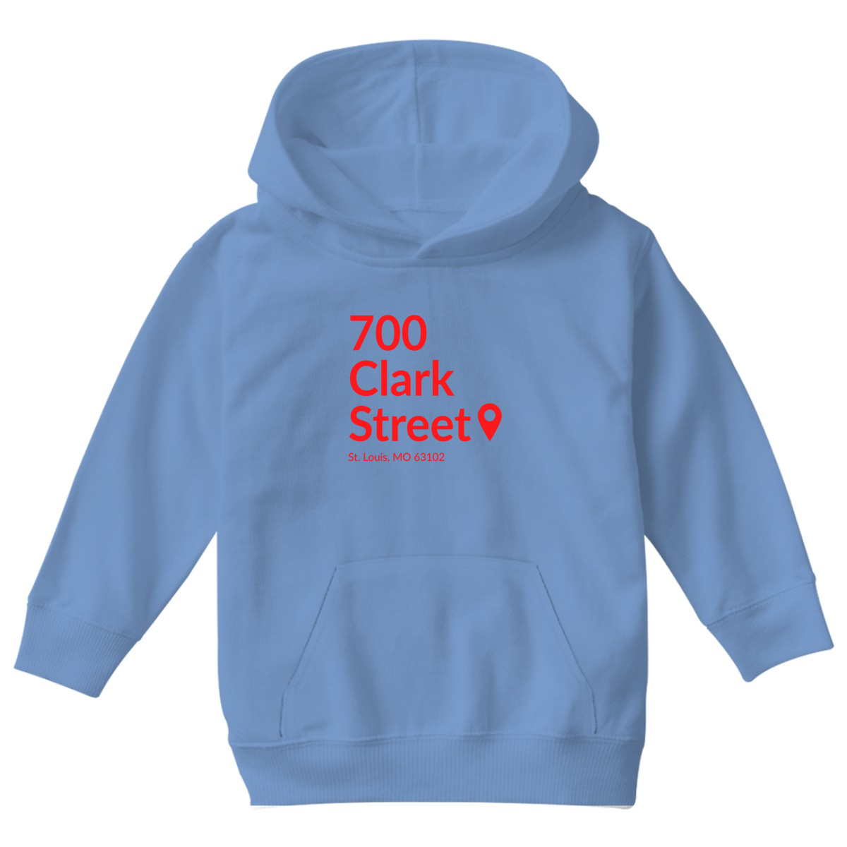 St. Louis Baseball Stadium Kids Hoodie | Blue