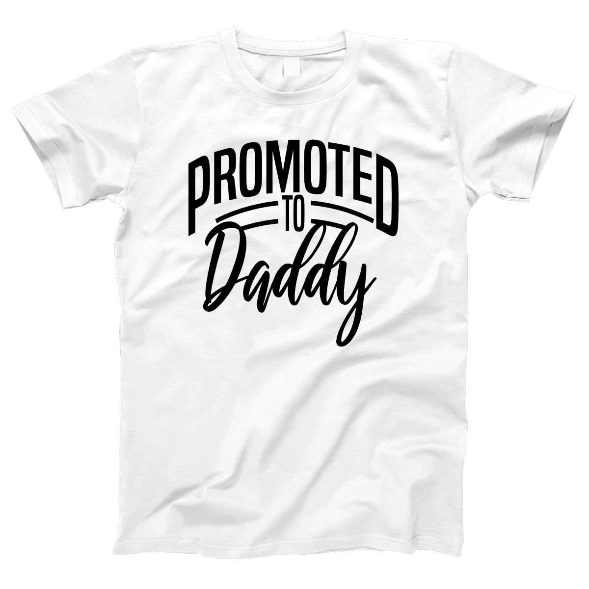 Promoted to daddy Women's T-shirt | White