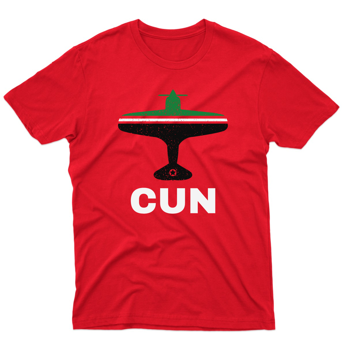 Fly Cancun CUN Airport  Men's T-shirt | Red