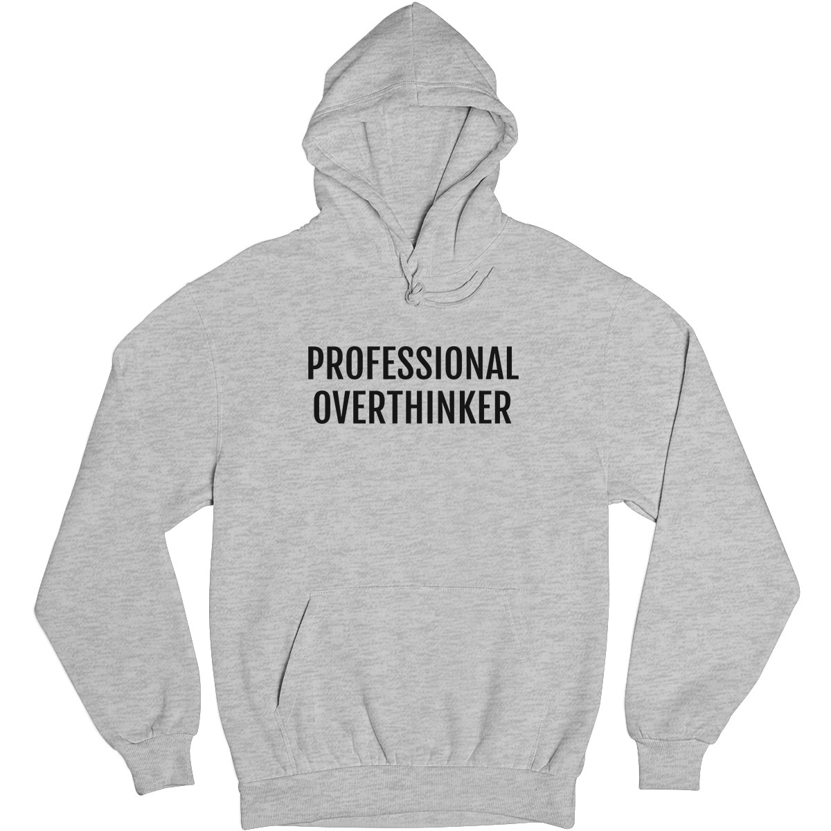 Professional Overthinker Unisex Hoodie | Gray