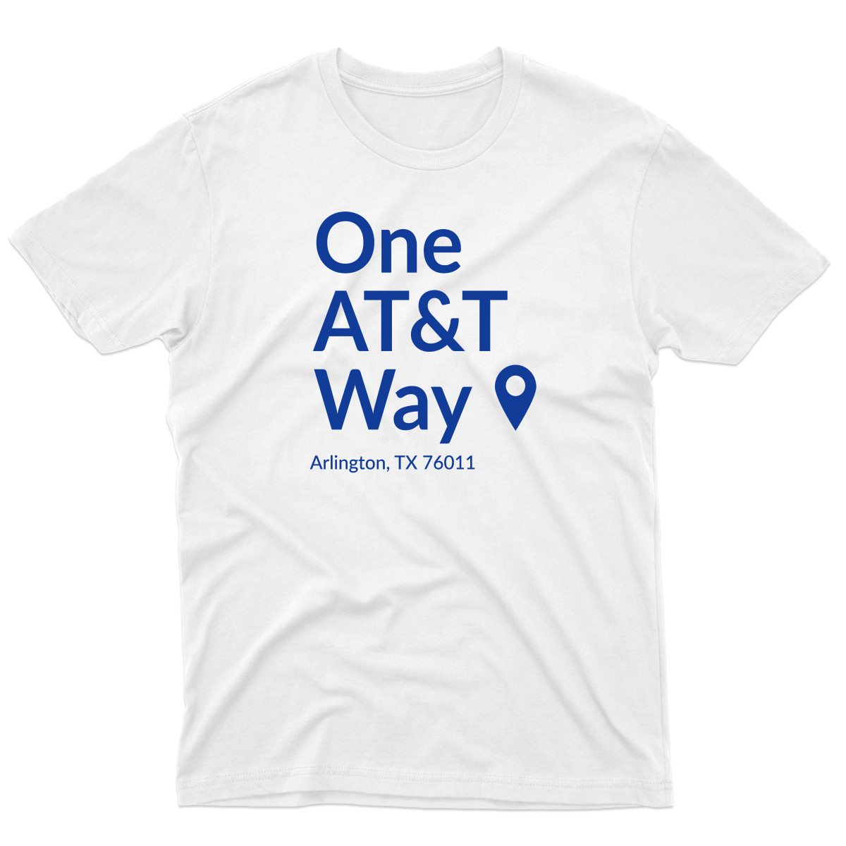 Dallas Football Stadium  Men's T-shirt | White