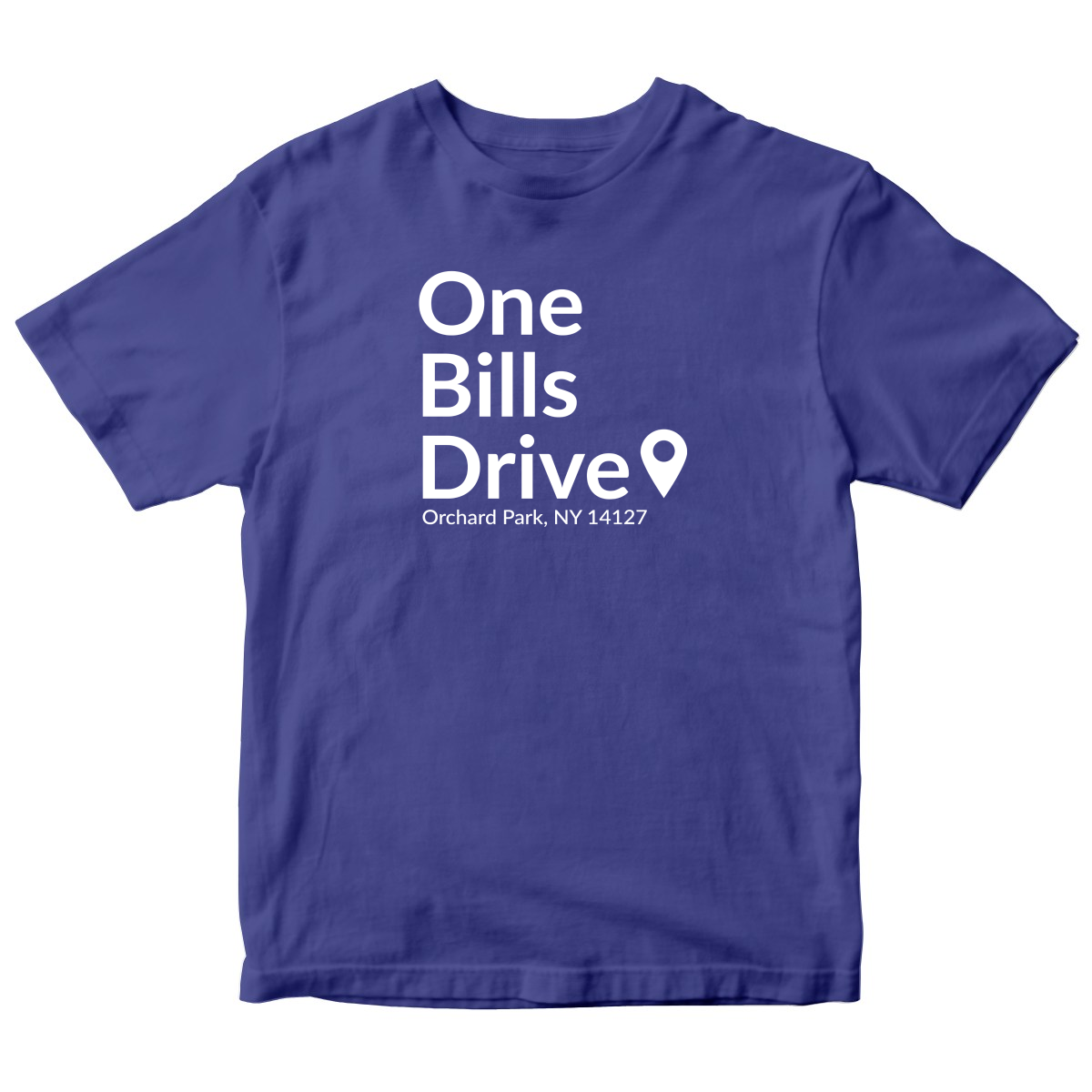 Buffalo Football Stadium  Kids T-shirt | Blue