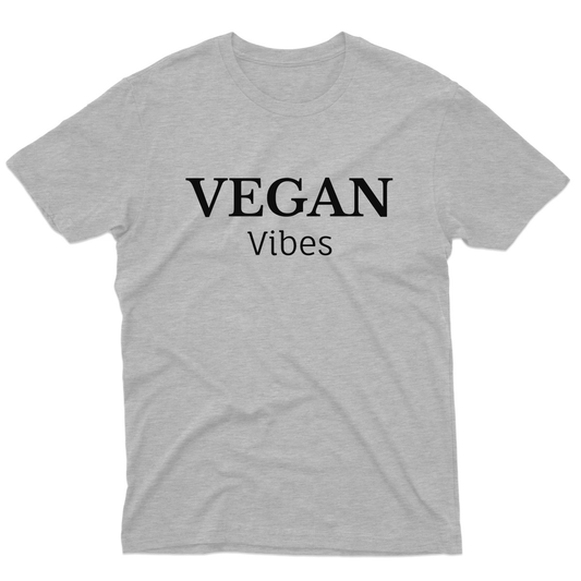 Vegan Vibes Men's T-shirt | Gray