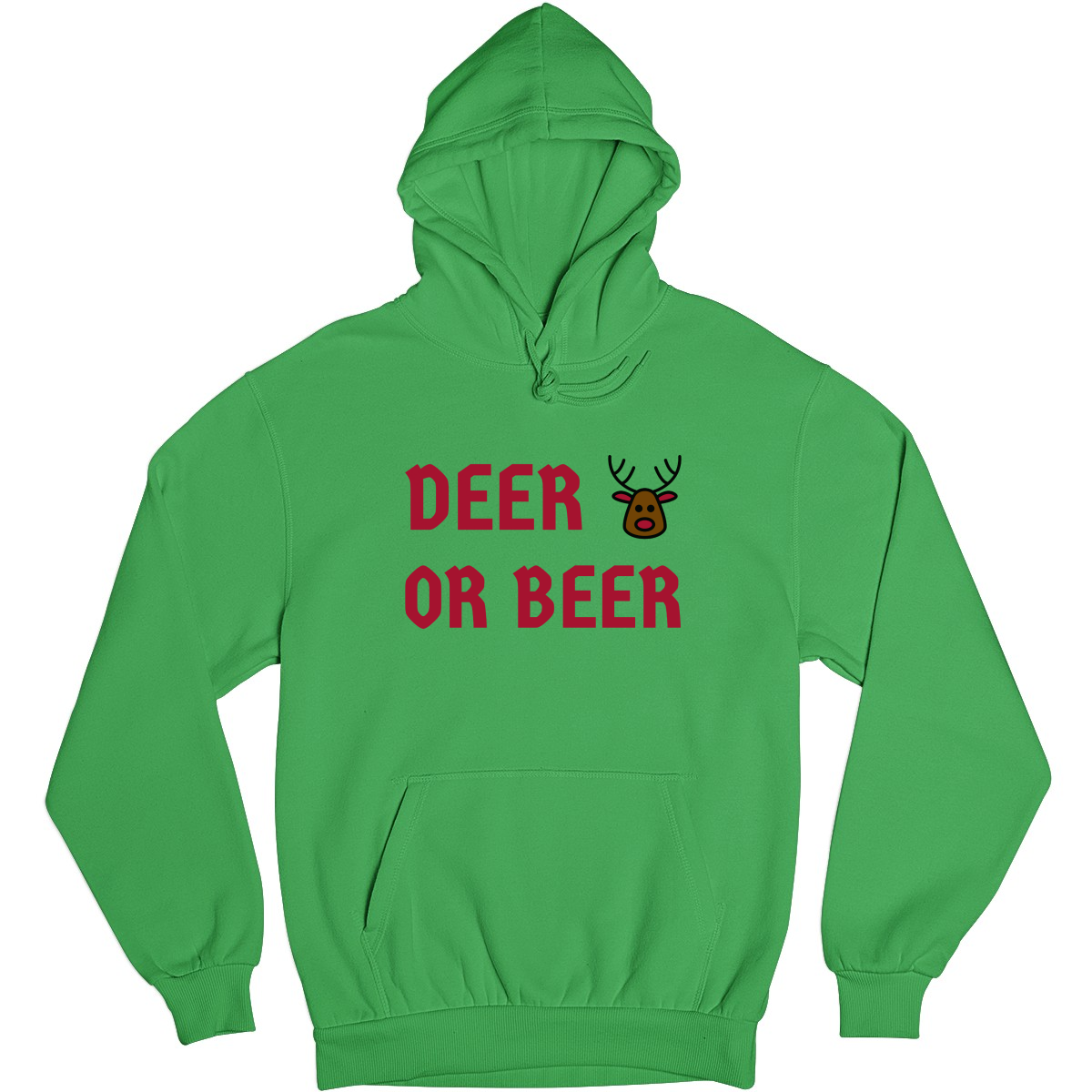 I Don't Have a Red Nose Unisex Hoodie | Green