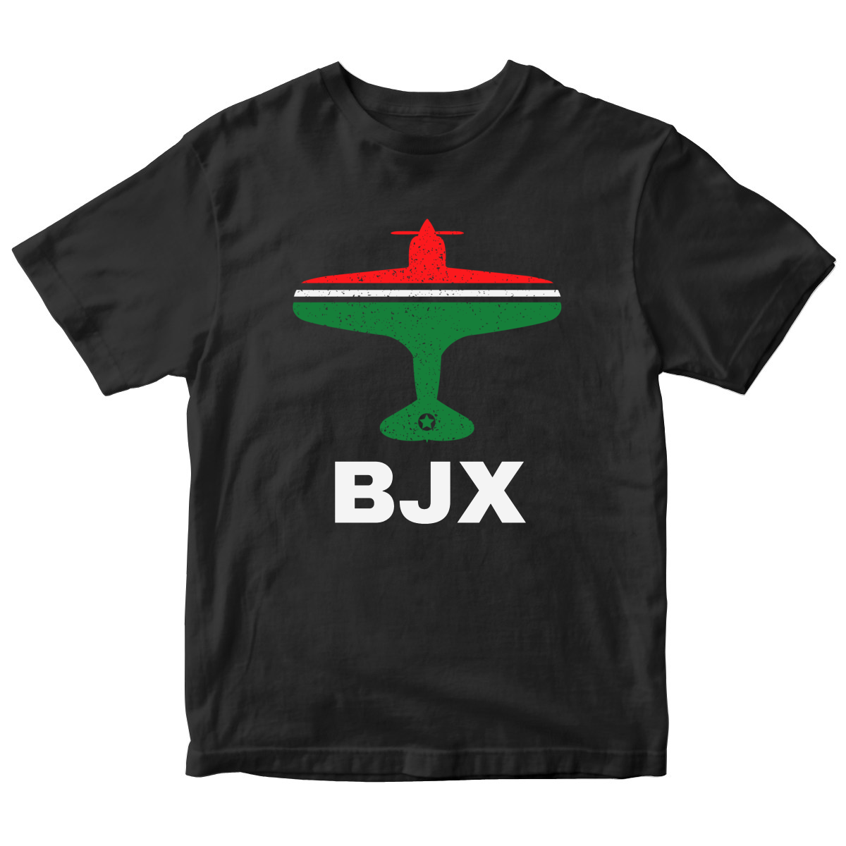 FLY Guanajuato BJX Airport Kids T-shirt | Black