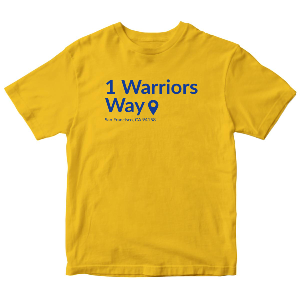 Golden State Basketball Stadium  Kids T-shirt | Yellow