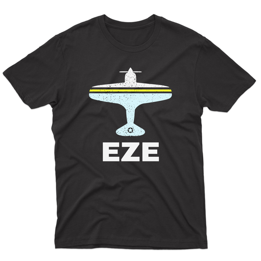 Fly Buenos Aires EZE Airport Men's T-shirt | Black