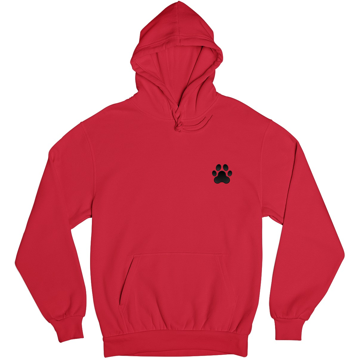 Paw Unisex Hoodie | Red