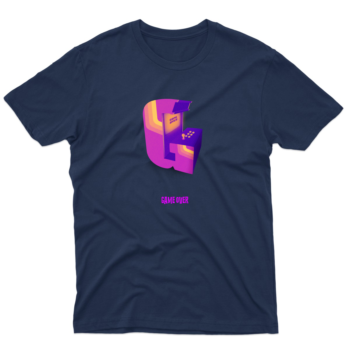 Game Over Men's T-shirt | Navy