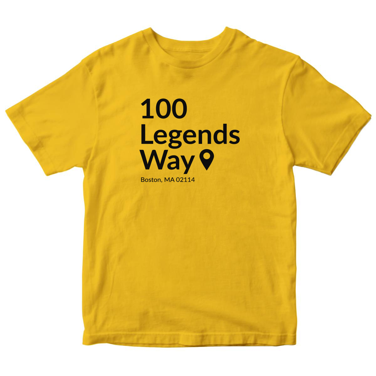Boston Hockey Stadium Toddler T-shirt | Yellow
