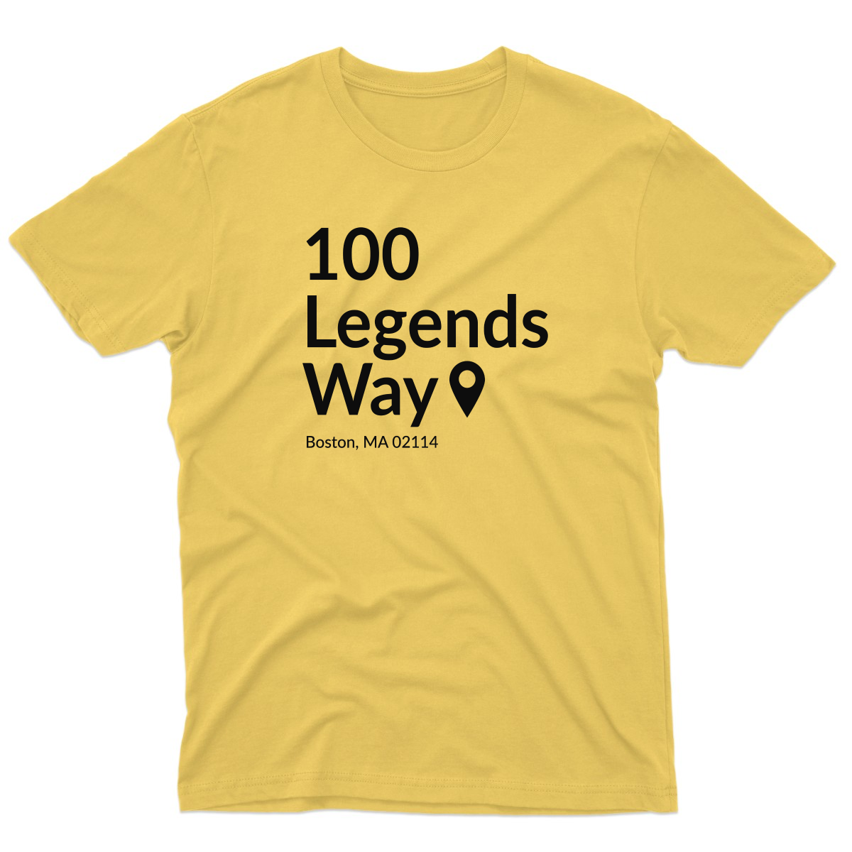Boston Hockey Stadium Men's T-shirt | Yellow