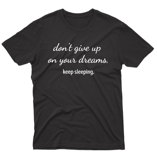 Keep Sleeping Men's T-shirt | Black
