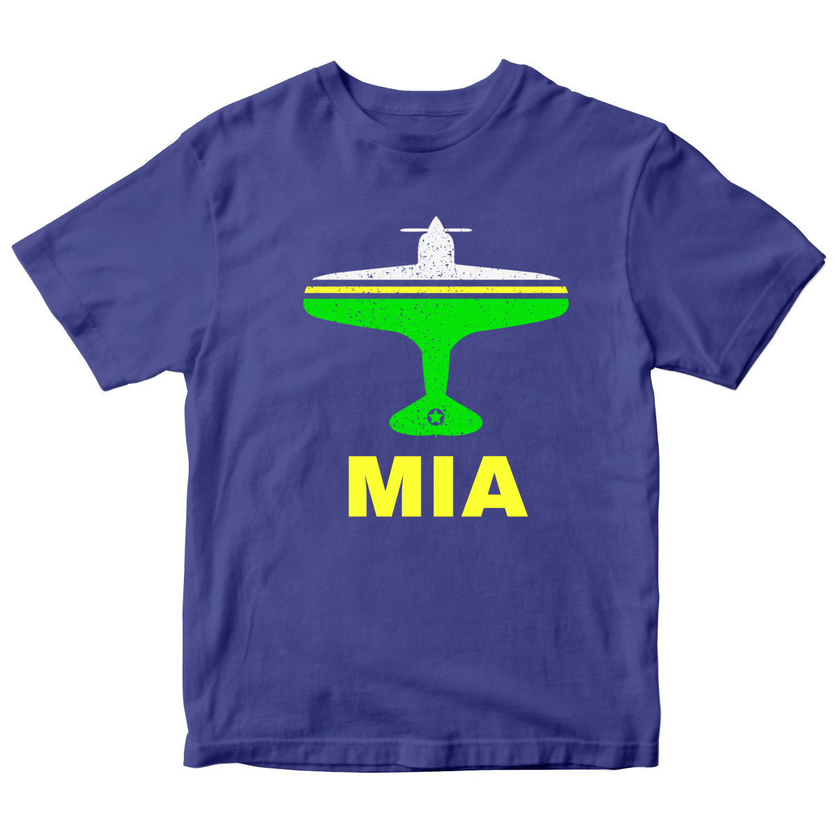 Fly Miami MIA Airport Kids T-shirt | Blue