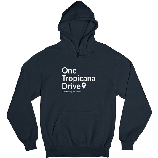 Tampa Bay Baseball Stadium Unisex Hoodie | Navy