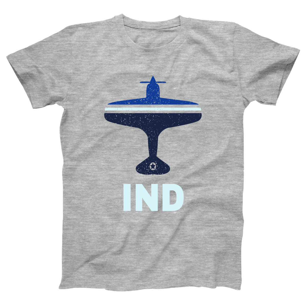 Fly Indianapolis IND Airport Women's T-shirt | Gray