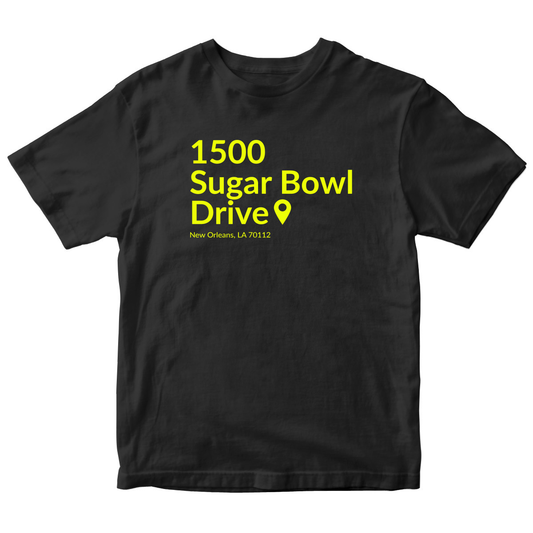 New Orleans Football Stadium Kids T-shirt | Black