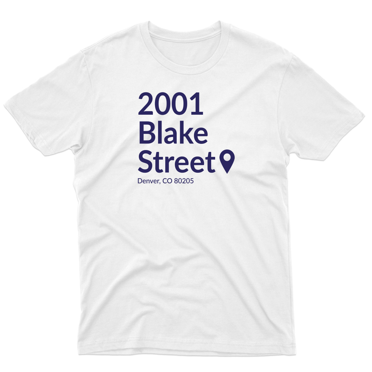 Colorado Baseball Stadium Men's T-shirt | White