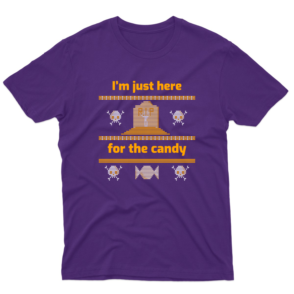 I'm Just Here For the Candy Men's T-shirt | Purple