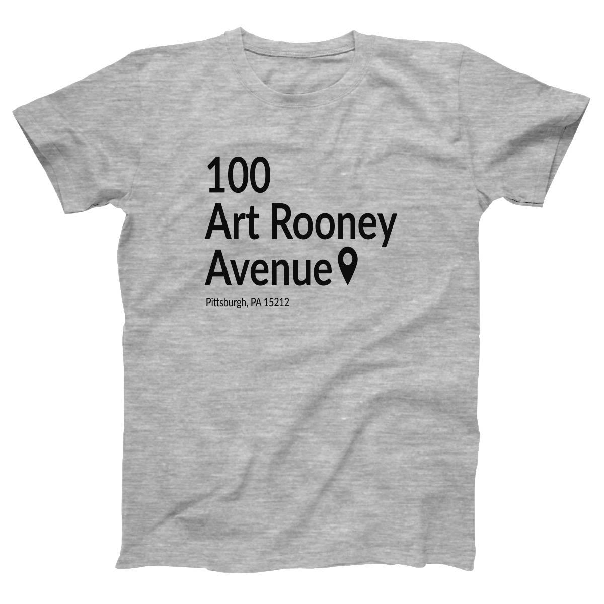Pittsburgh Football Stadium Women's T-shirt | Gray