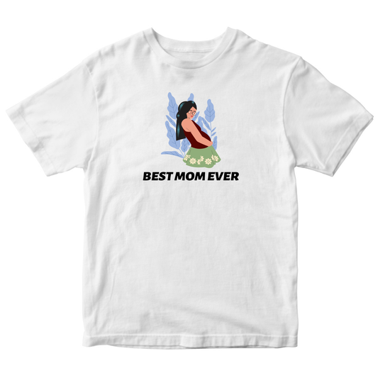 Best Mom Ever Kids T-shirt | White
