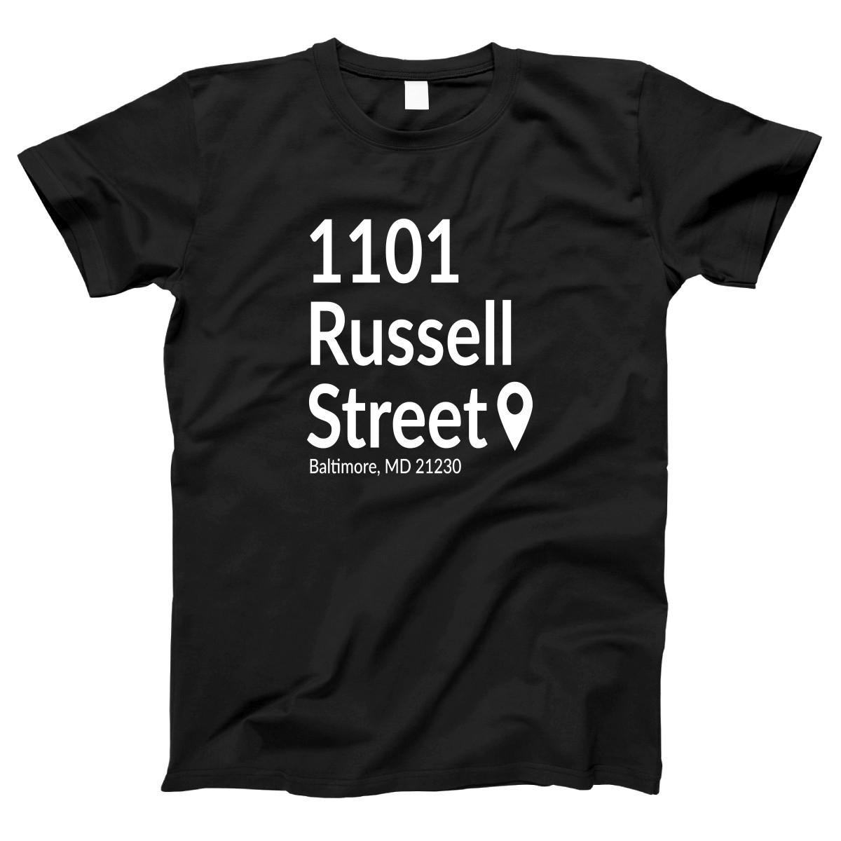 Baltimore Football Stadium Women's T-shirt | Black