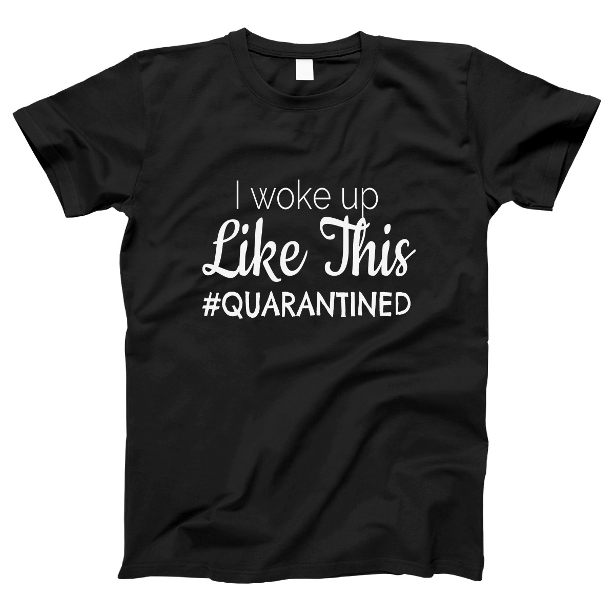 I WOKE UP Women's T-shirt | Black