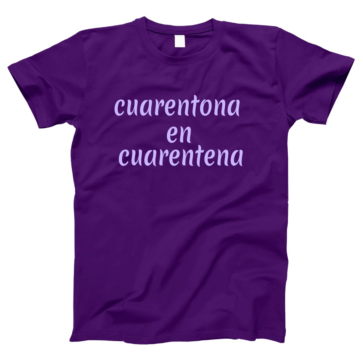 Cuarentona en Cuarentena Women's T-shirt | Purple