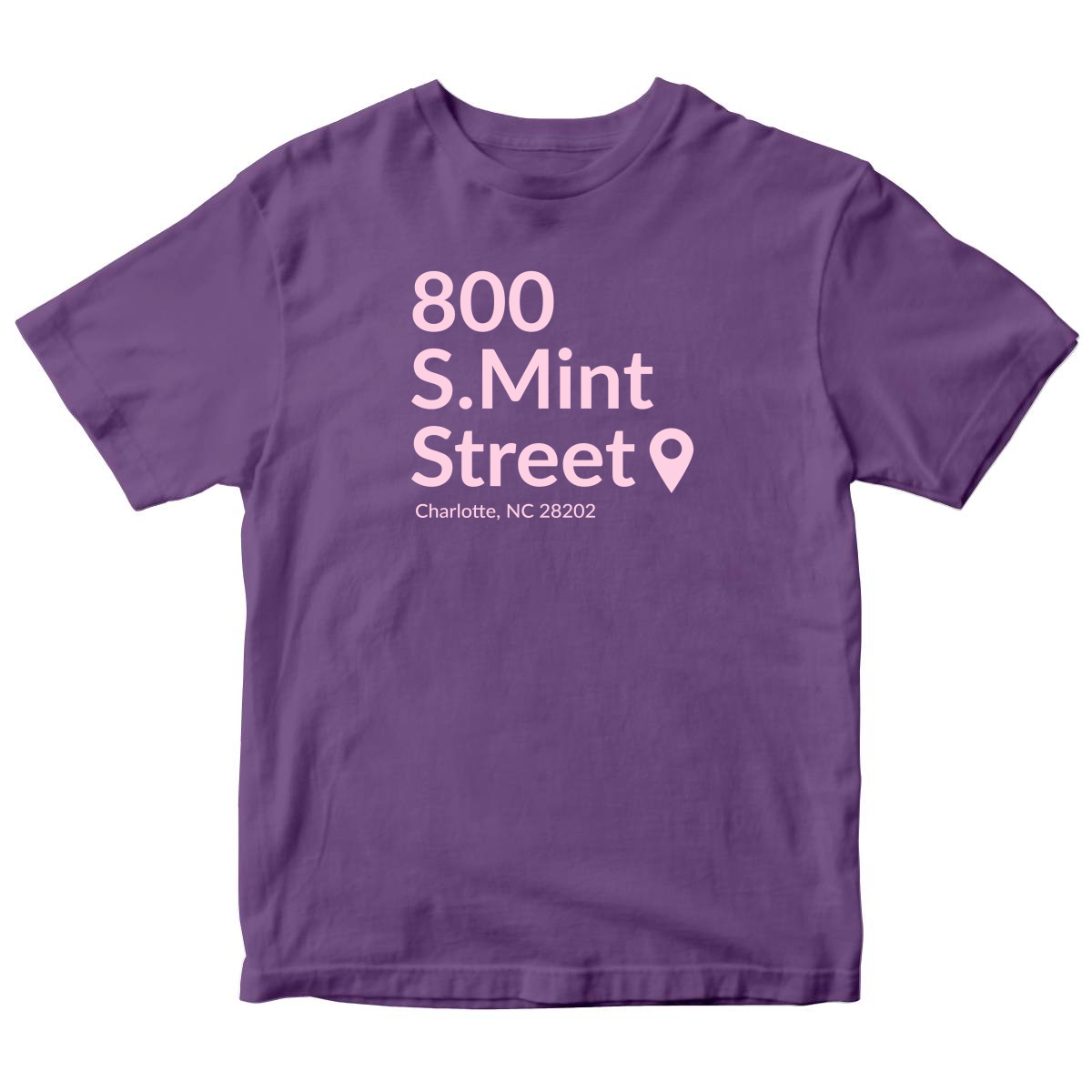 Carolina Football Stadium Kids T-shirt | Purple