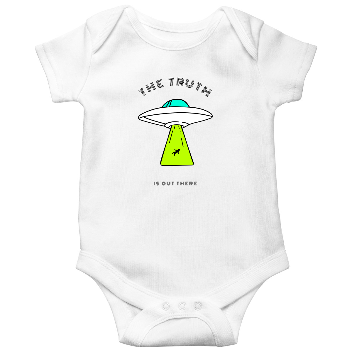 The Truth Is Out There Baby Bodysuits | White