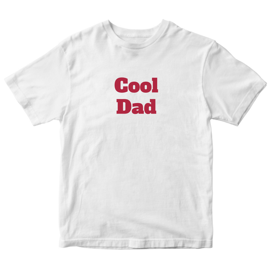 Cool Dad Kids T-shirt | White