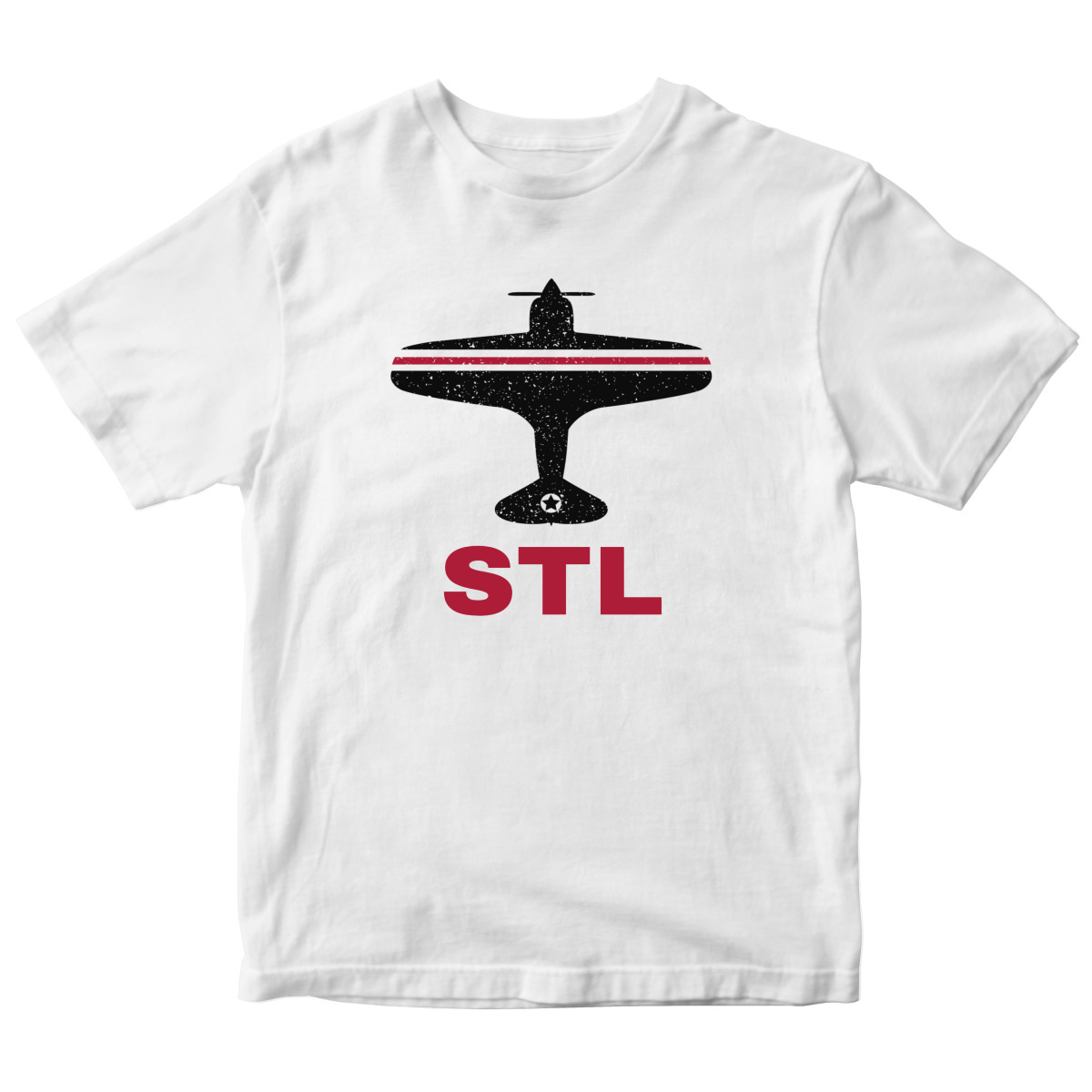 Fly St. Louis STL Airport Kids T-shirt | White