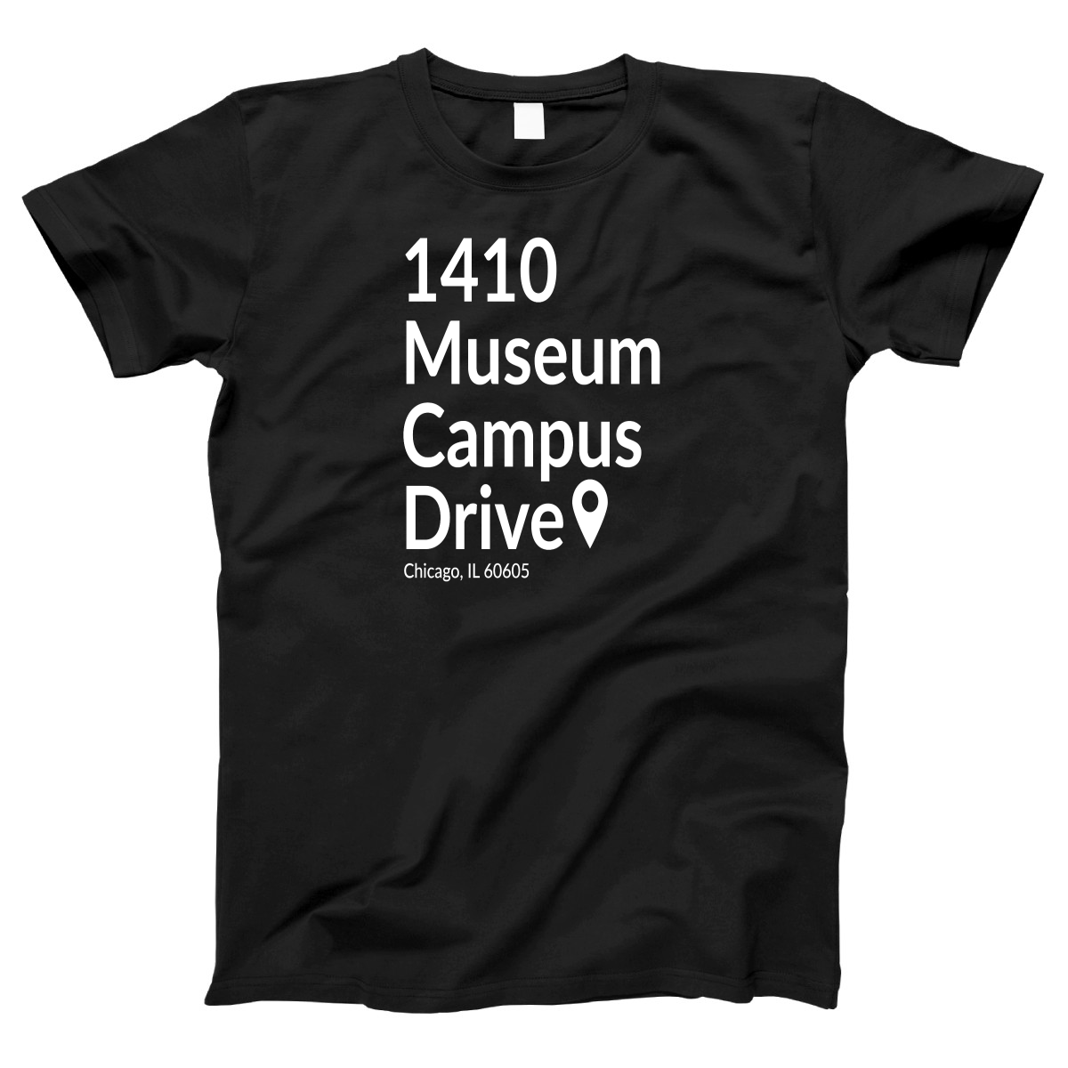 Chicago Football Stadium Women's T-shirt | Black