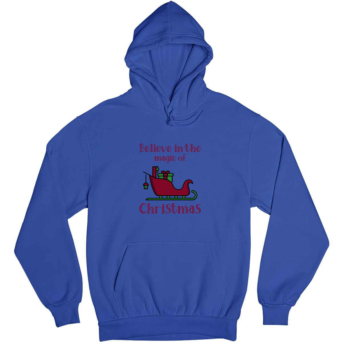 Believe in the Magic of Christmas Unisex Hoodie | Blue