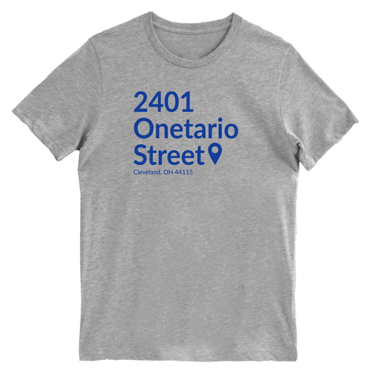 Cleveland Baseball Stadium Men's T-shirt | Gray
