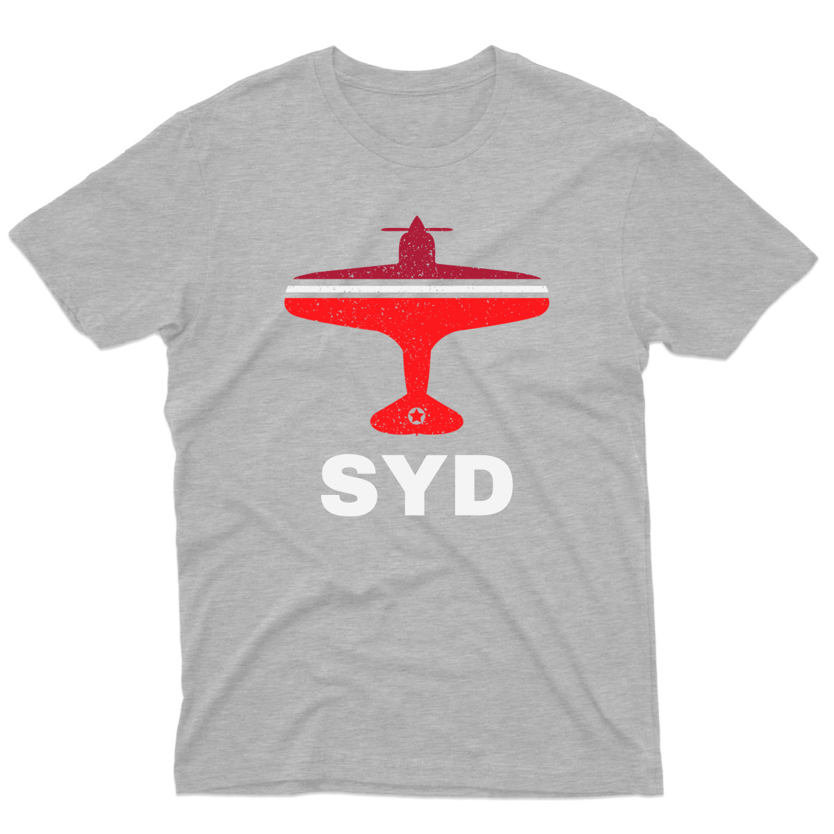 Fly Sydney SYD Airport  Men's T-shirt | Gray