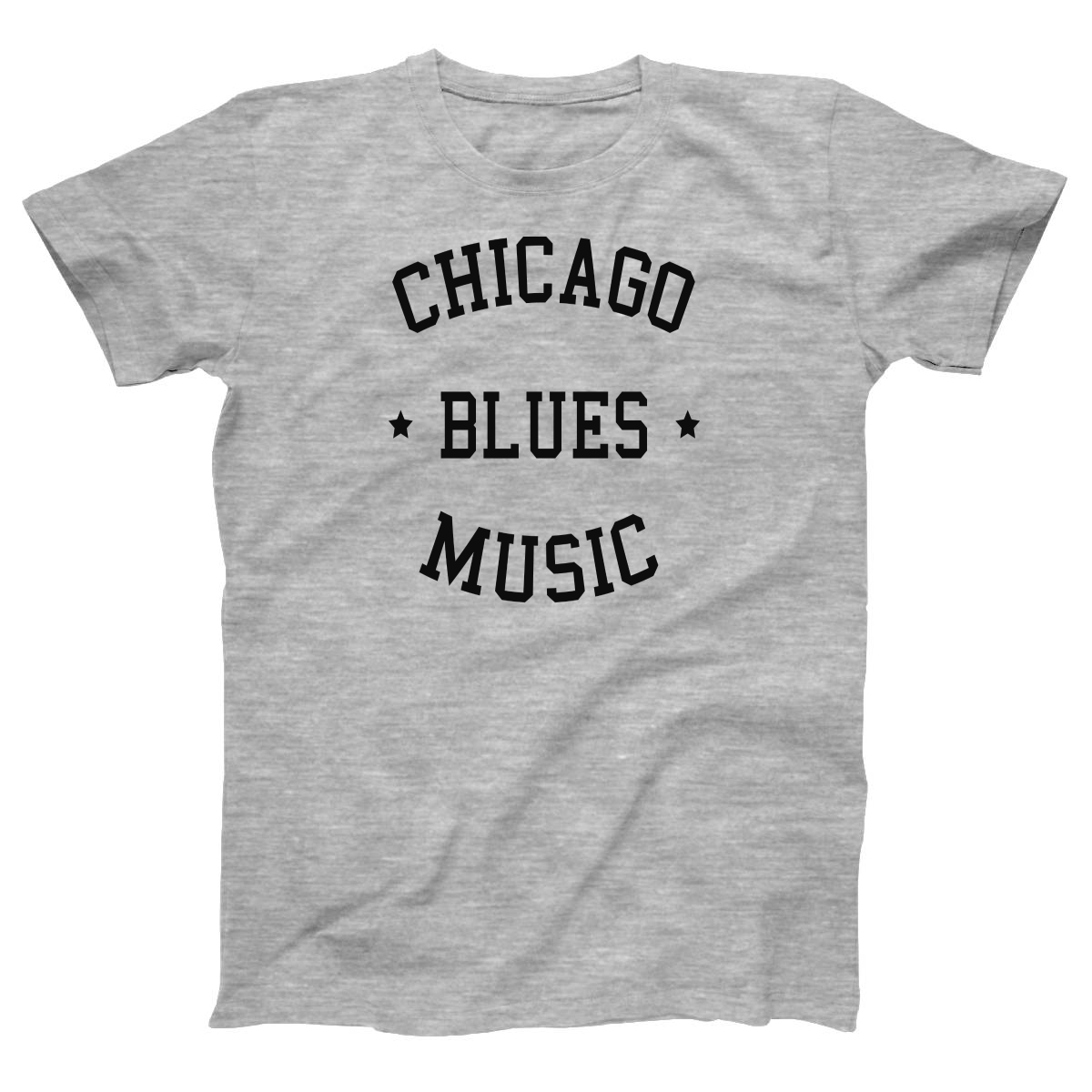 Chicago Blues Music Women's T-shirt | Gray