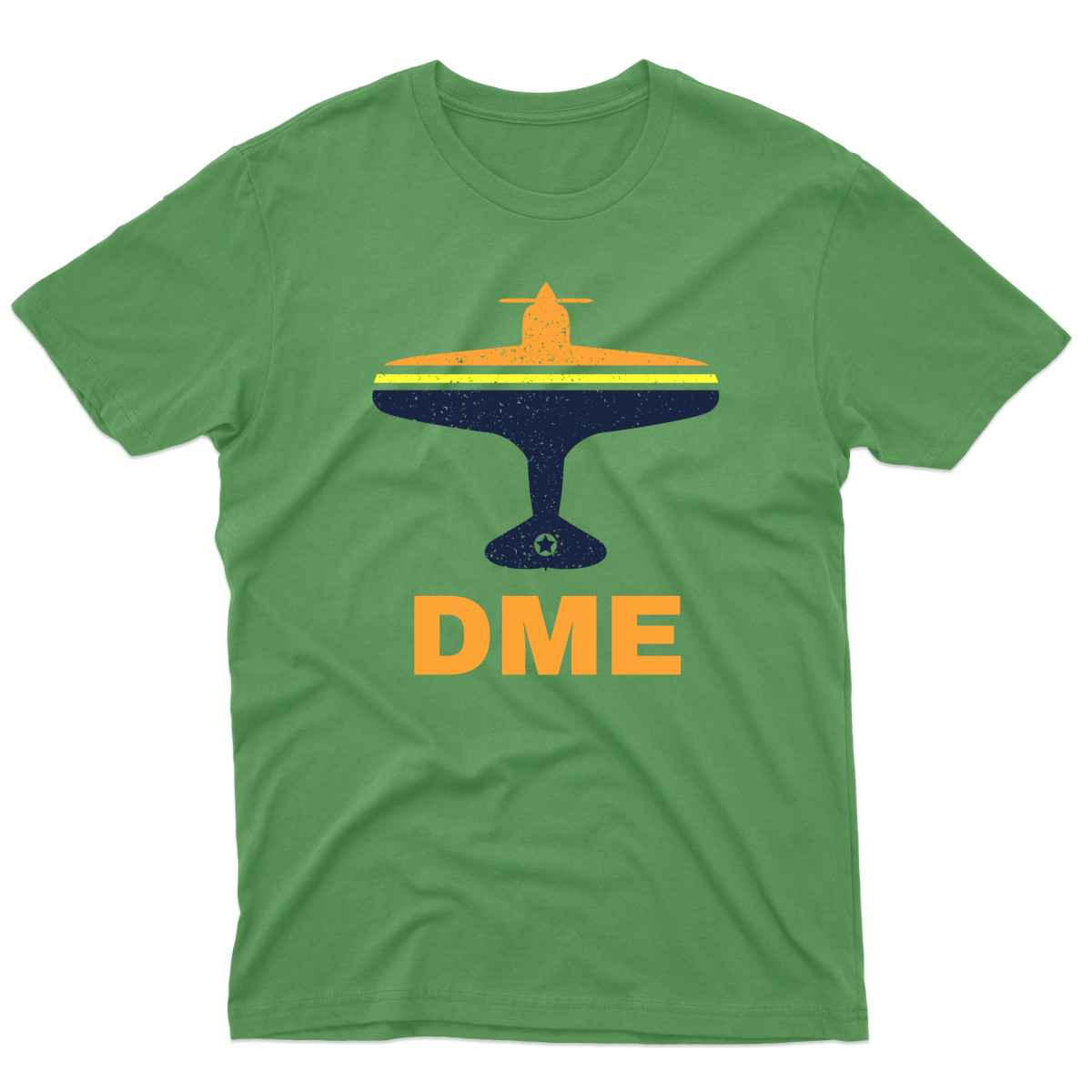 Fly Moscow DME Airport Men's T-shirt | Green