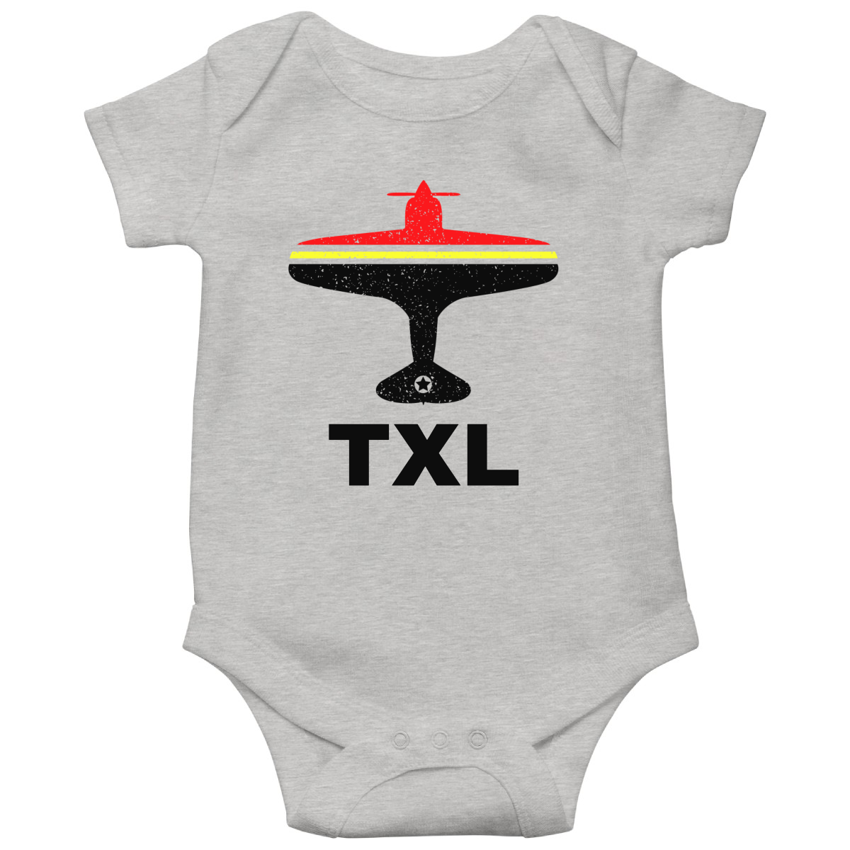 Fly Berlin TXL Airport  Baby Bodysuits | Gray
