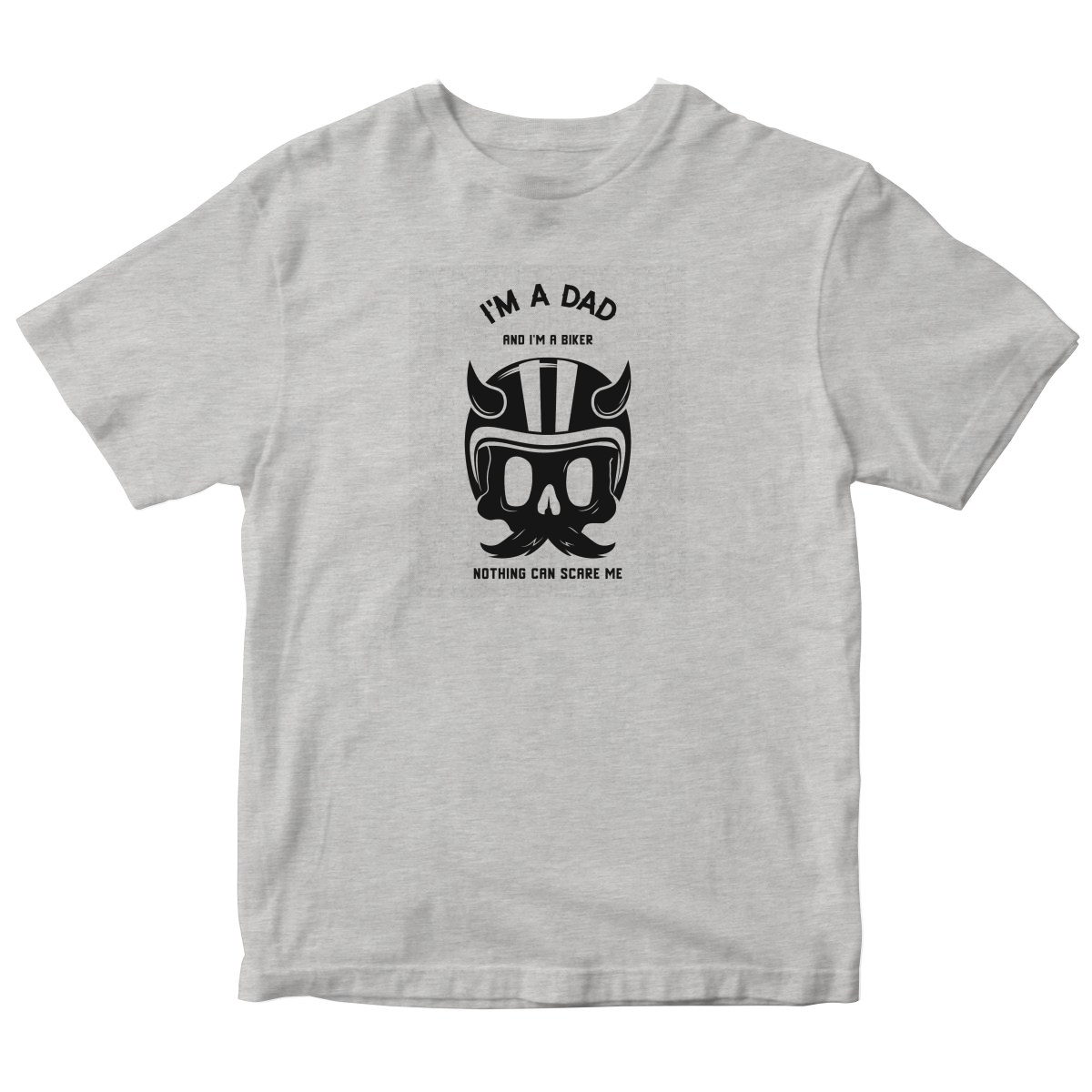I'm a dad and a biker Kids T-shirt | Gray
