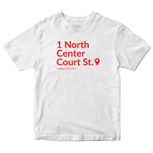 Portland Basketball Stadium Kids T-shirt