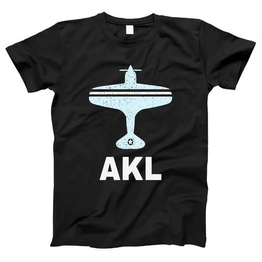 Fly Auckland AKL Airport Women's T-shirt | Black