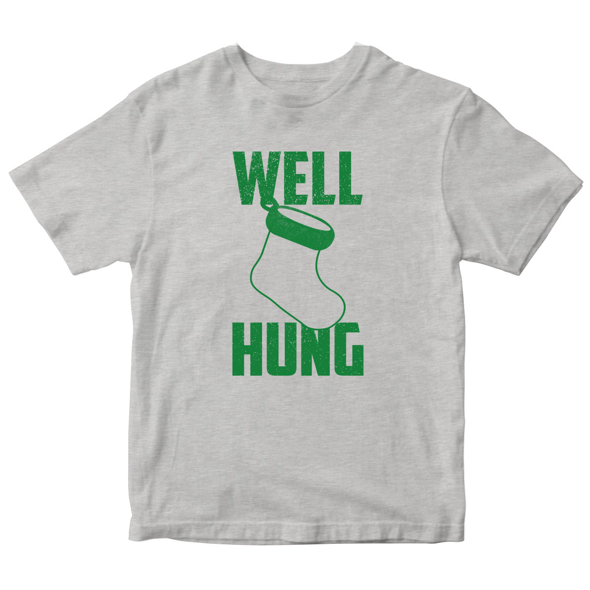 Well Hung Kids T-shirt | Gray