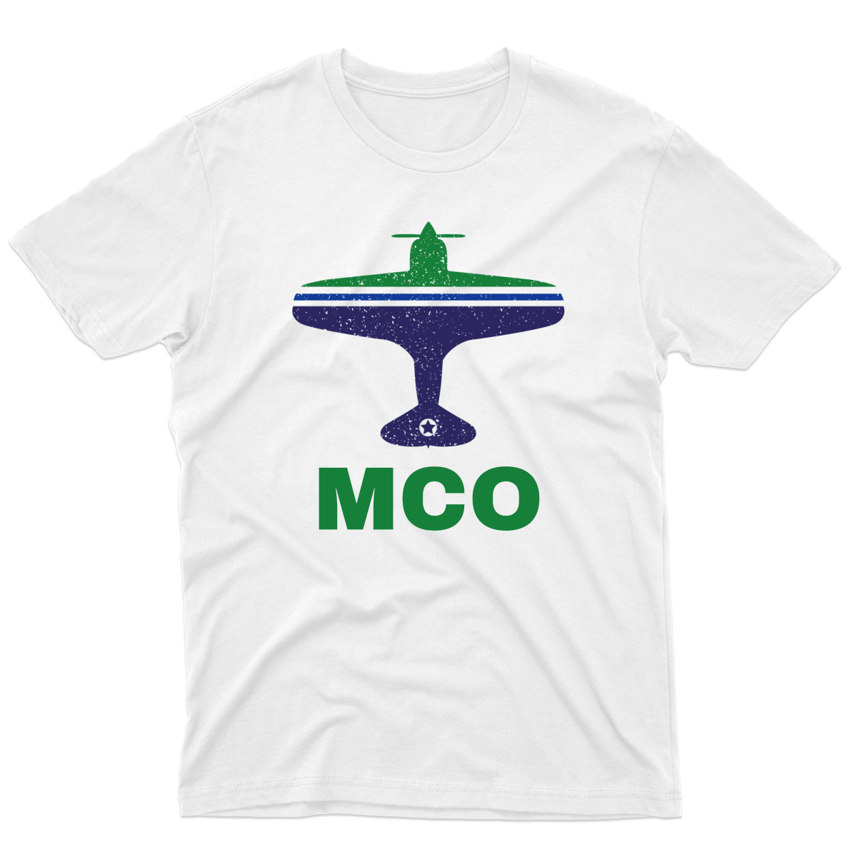 Fly Orlando MCO Airport Men's T-shirt | White
