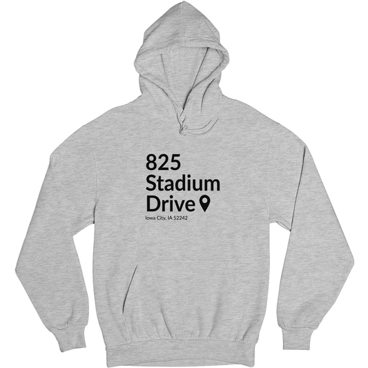 Iowa Football Stadium Unisex Hoodie | Gray