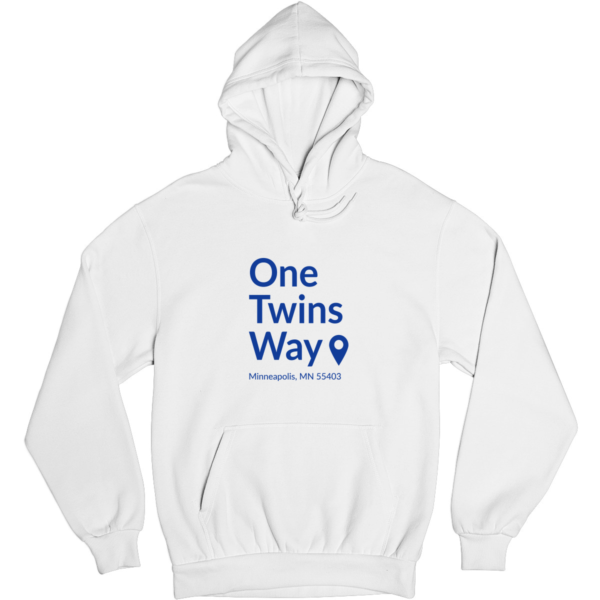 Minnesota Baseball Stadium Unisex Hoodie | White