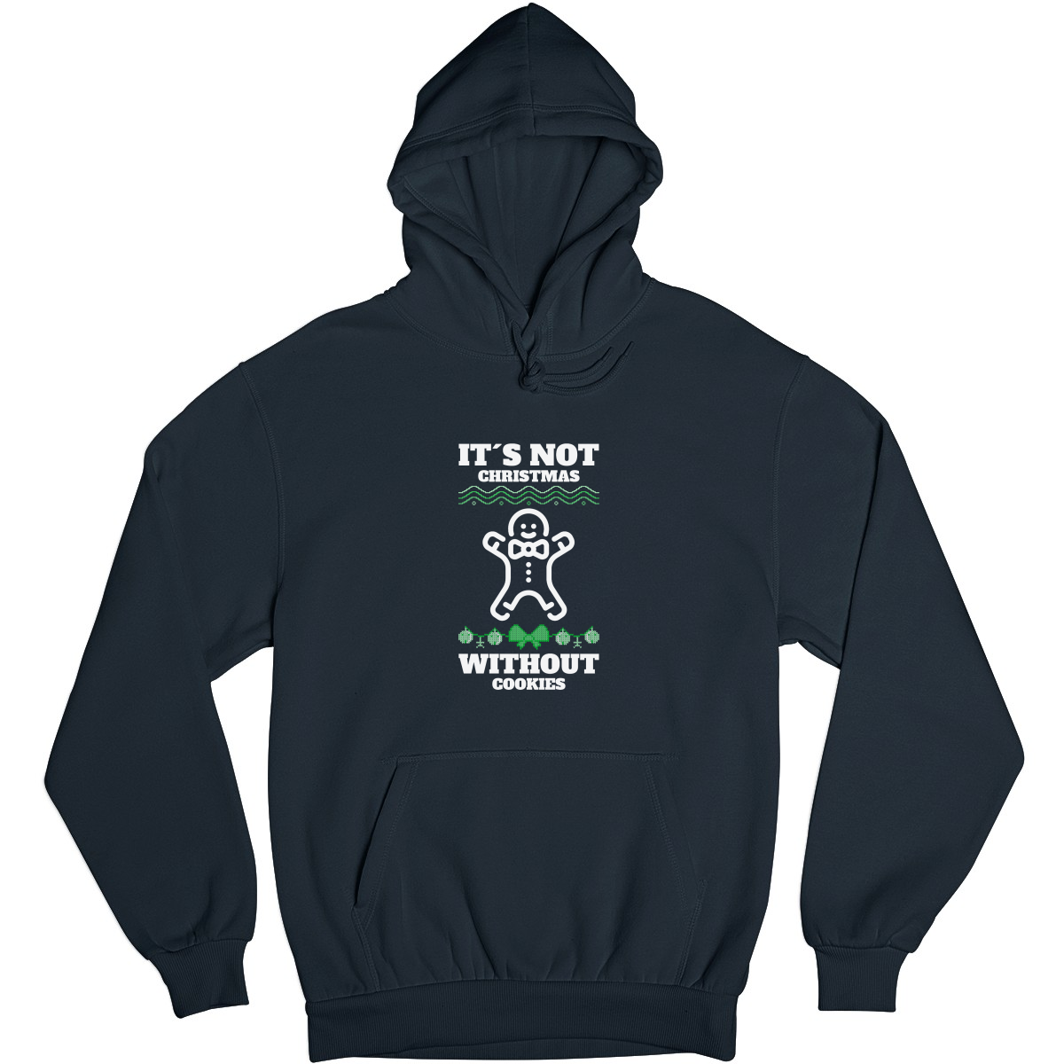 It's Not Christmas Without Cookies Unisex Hoodie | Navy
